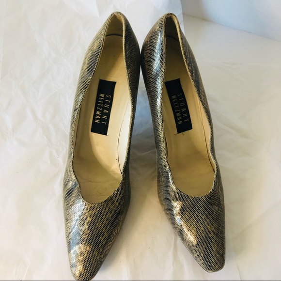 Stuart Weitzman Metallic Pumps - Picture 5 of 12